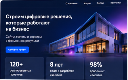 Пример сайта